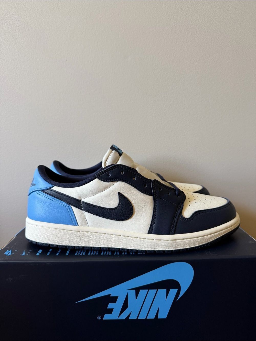 Air Jordan 1 Retro Low Obsidian University Blue CZ0790-400 Men’s Size 10.5